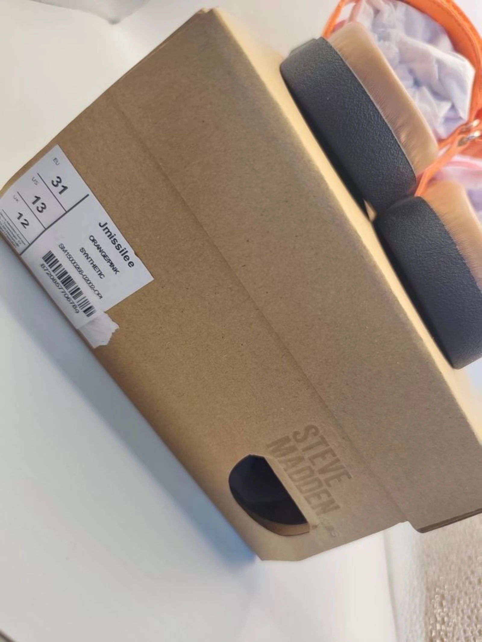 Steve Madden Kids – Sandalias nuevas con caja | Color rosa y naranja | Cómodas y de moda – photo 4